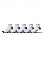 Globe Ingles Ankle Sock 5 Pack White/Assorted - Chaussettes