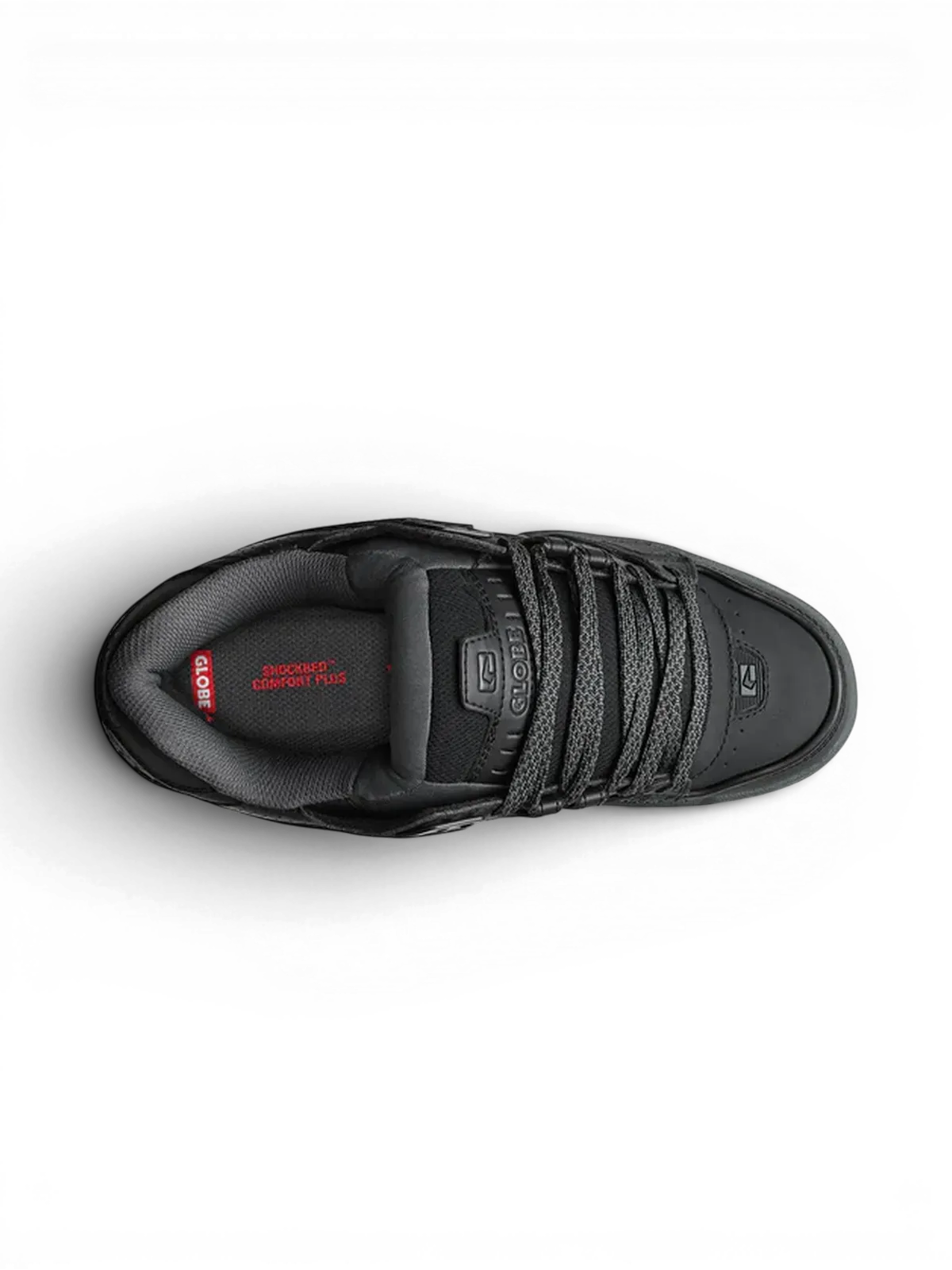Chaussures de skateboard Globe Sabre Dark Shadow/Phantom, vue de dessus
