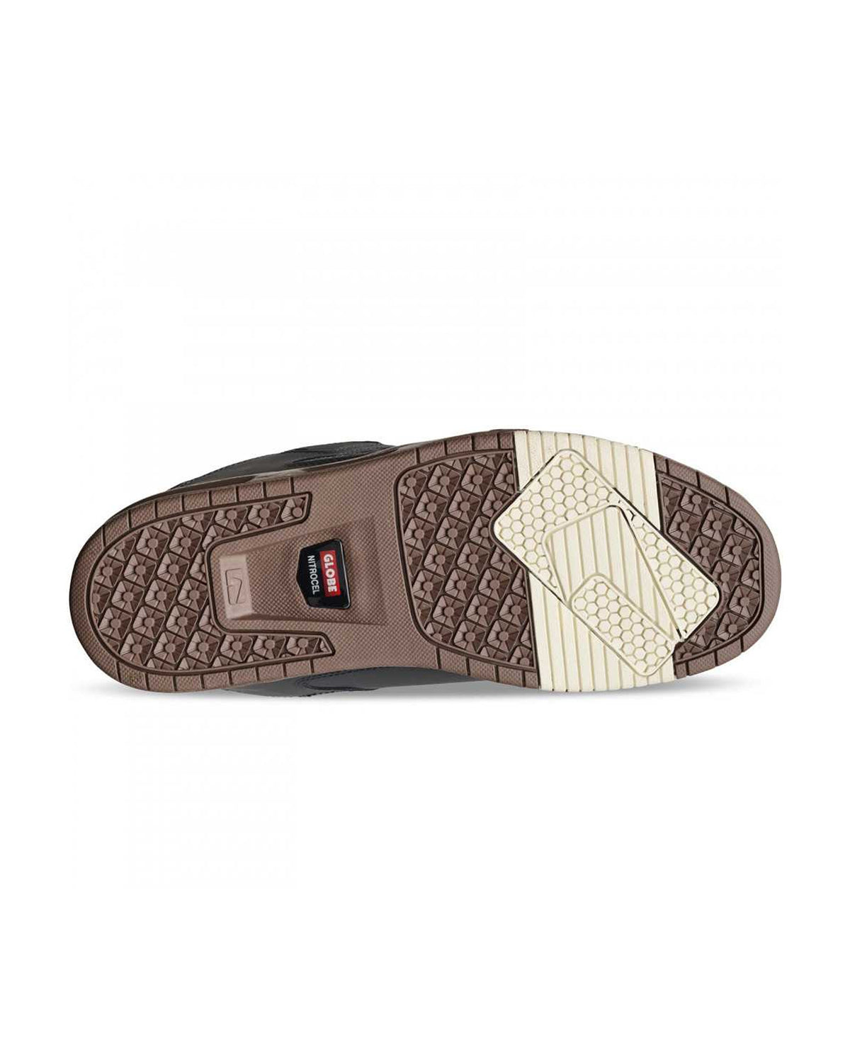 Chaussures de skateboard Globe Sabre Lead/Gum, vue du dessous de la semelle extérieur