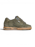 Chaussures de skateboard Globe Sabre Moss/Gum, vue de coté