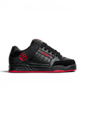 Chaussures de skateboard Globe Tilt-Kids Black/True Red, vue de coté