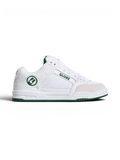 Chaussures de skateboard Globe Tilt White/Green, vue de coté