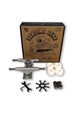 Trucks de skate Hlc Landing Gear Box (139mm Trucks + 52mm Wheels + Bearings + Hardware) , vue du pack