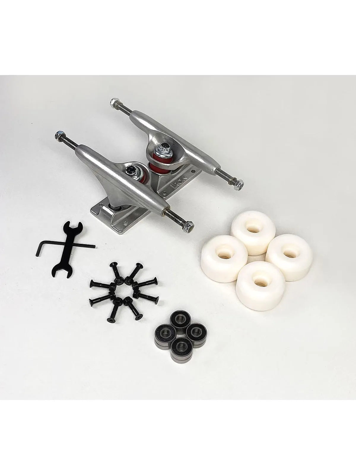 Trucks de skate Hlc Landing Gear Box (139mm Trucks + 52mm Wheels + Bearings + Hardware) , vue du pack de dessus