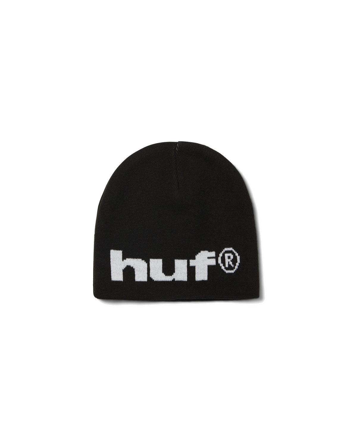 Bonnets Huf Huf Beanie 89 Skull Black White Black White, vue de face