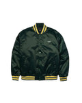 Vestes Huf Huf Jacket Digital Renaissance Baseball Forest Green Forest Green, vue de face