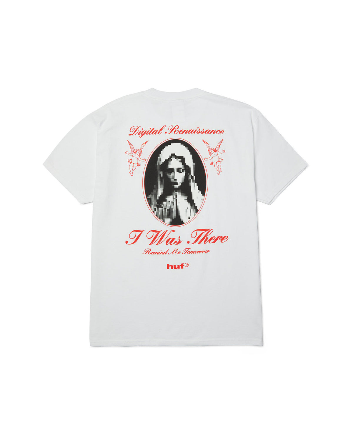 Teeshirts Huf Huf T-Shirt Digital Renaissance Ss White White, vue de dos