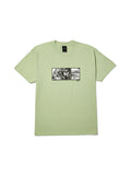 Teeshirts Huf T-Shirt Fossil Fuel Ss Cucumber, vue à plat devant