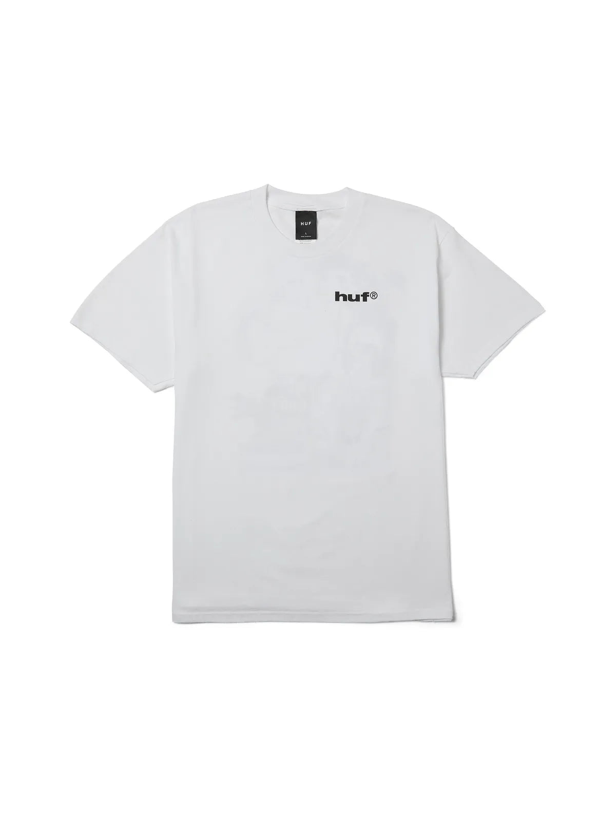 Teeshirts Huf T-Shirt Gimme The Loot Ss White, vue à plat devant