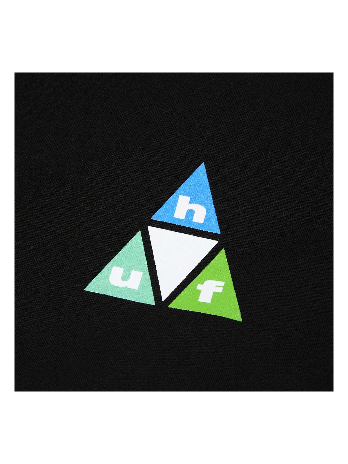 Teeshirts Huf T-Shirt Prism Tt Ss Black, vue zoom détail