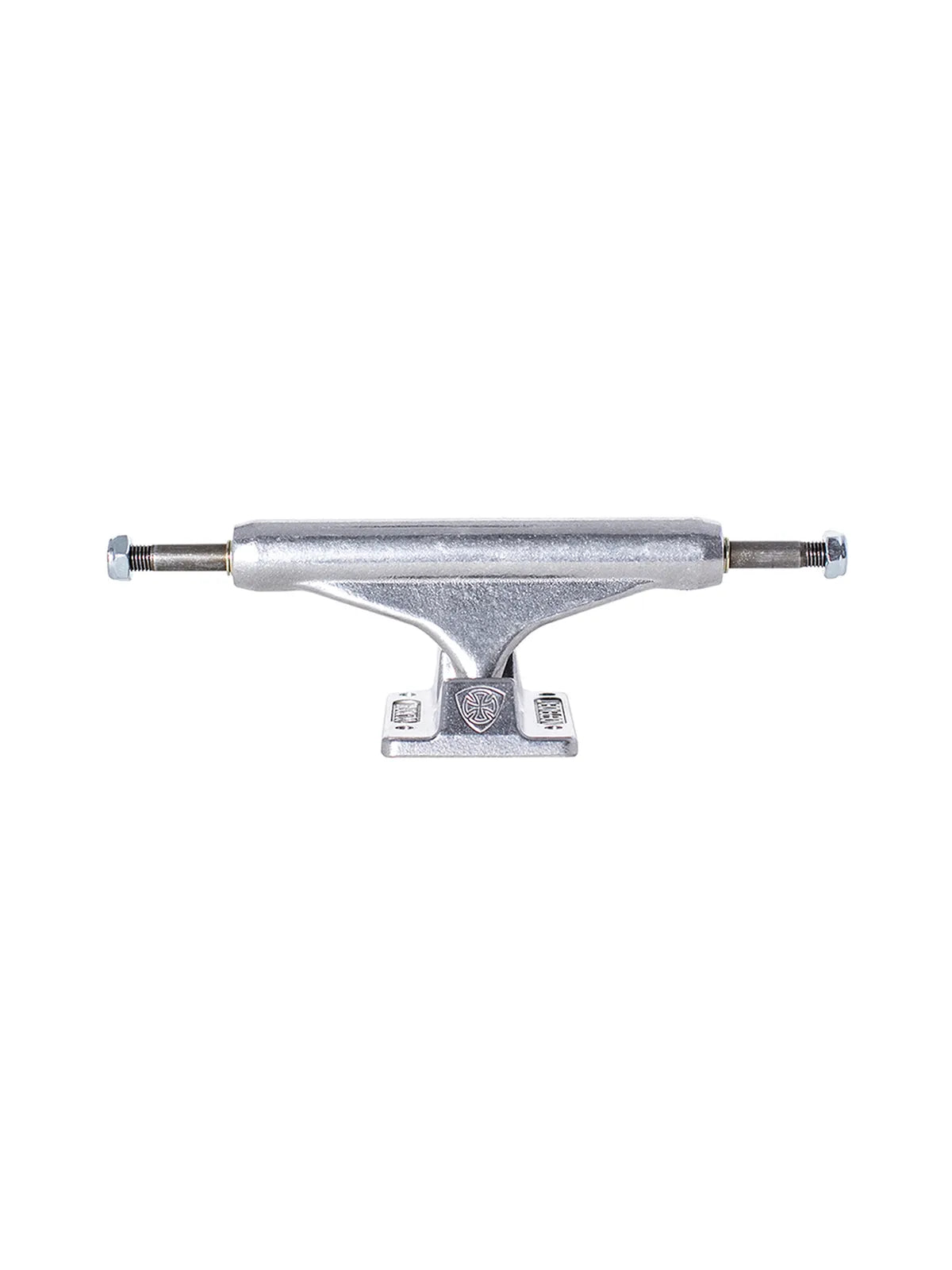 Trucks de skate   Independent Truck Polished 144 Mid Inverted Kingpin, vu de face