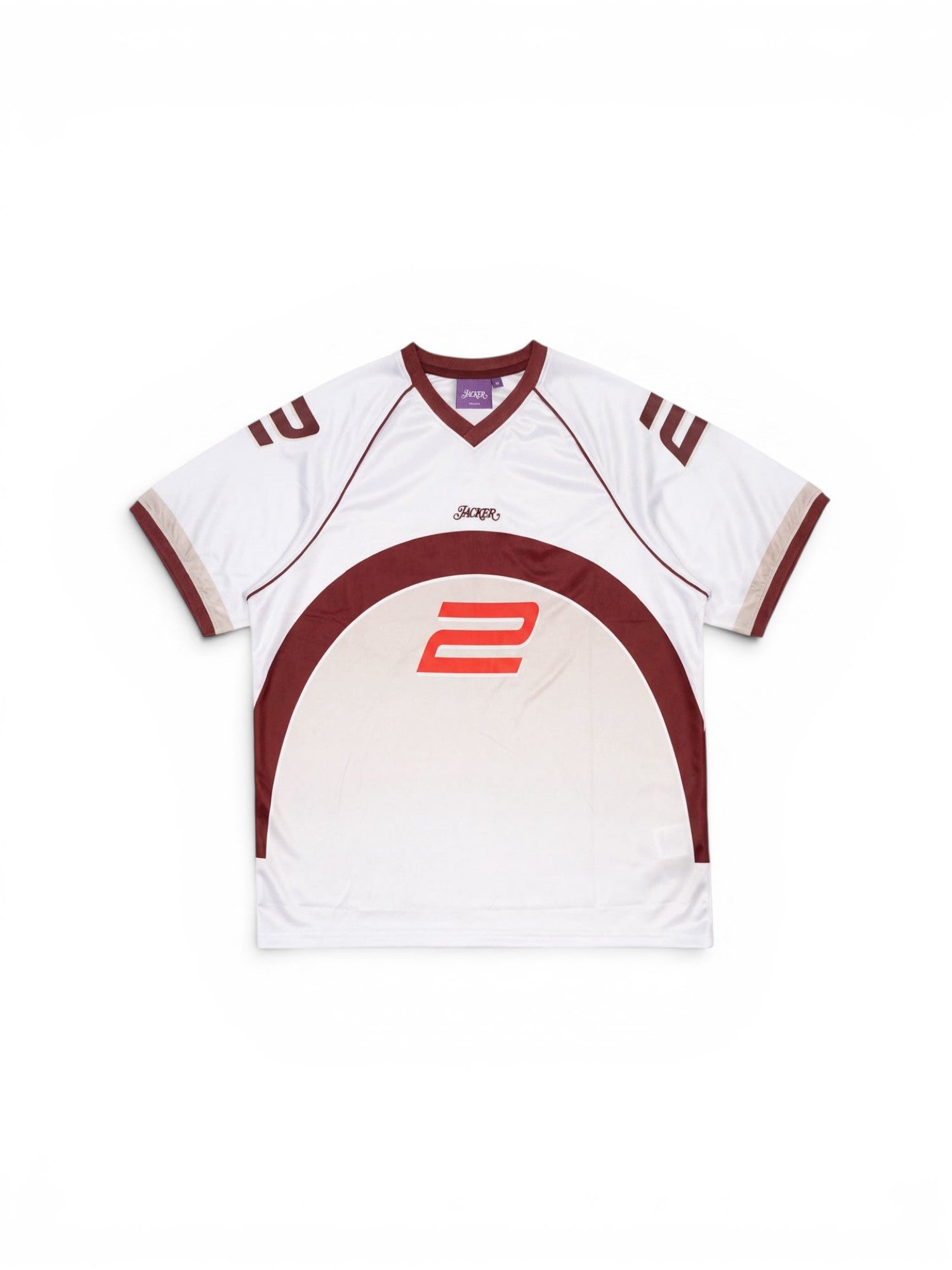 Teeshirts Jacker Back 2 Back Jersey White, vue de face