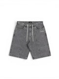 Shorts Jacker Classic 3 Stripes Baggy Short Grey, vue de face a plat