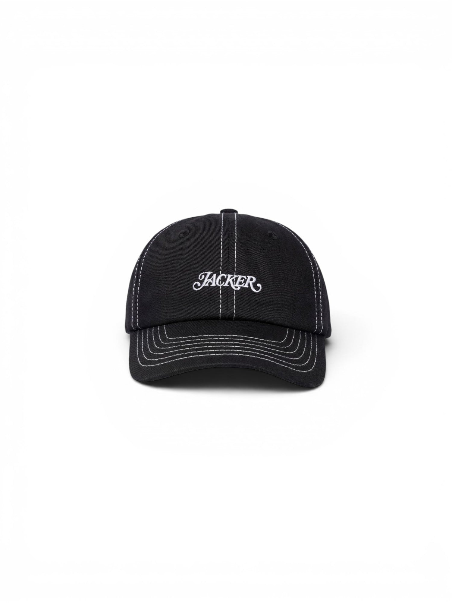 Casquettes Jacker Classic Cap Black, vue de face