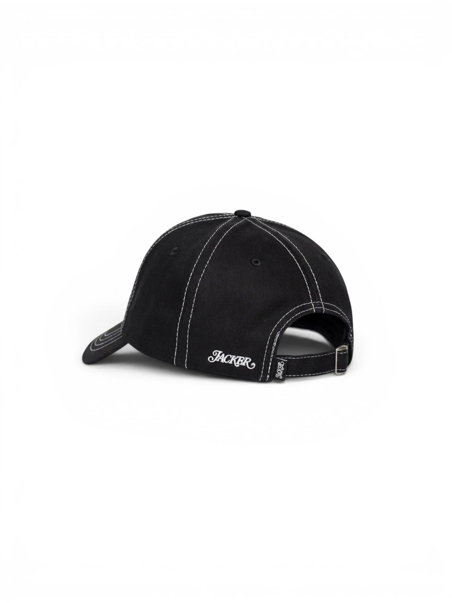Casquettes Jacker Classic Cap Black, vue arrière de ¾