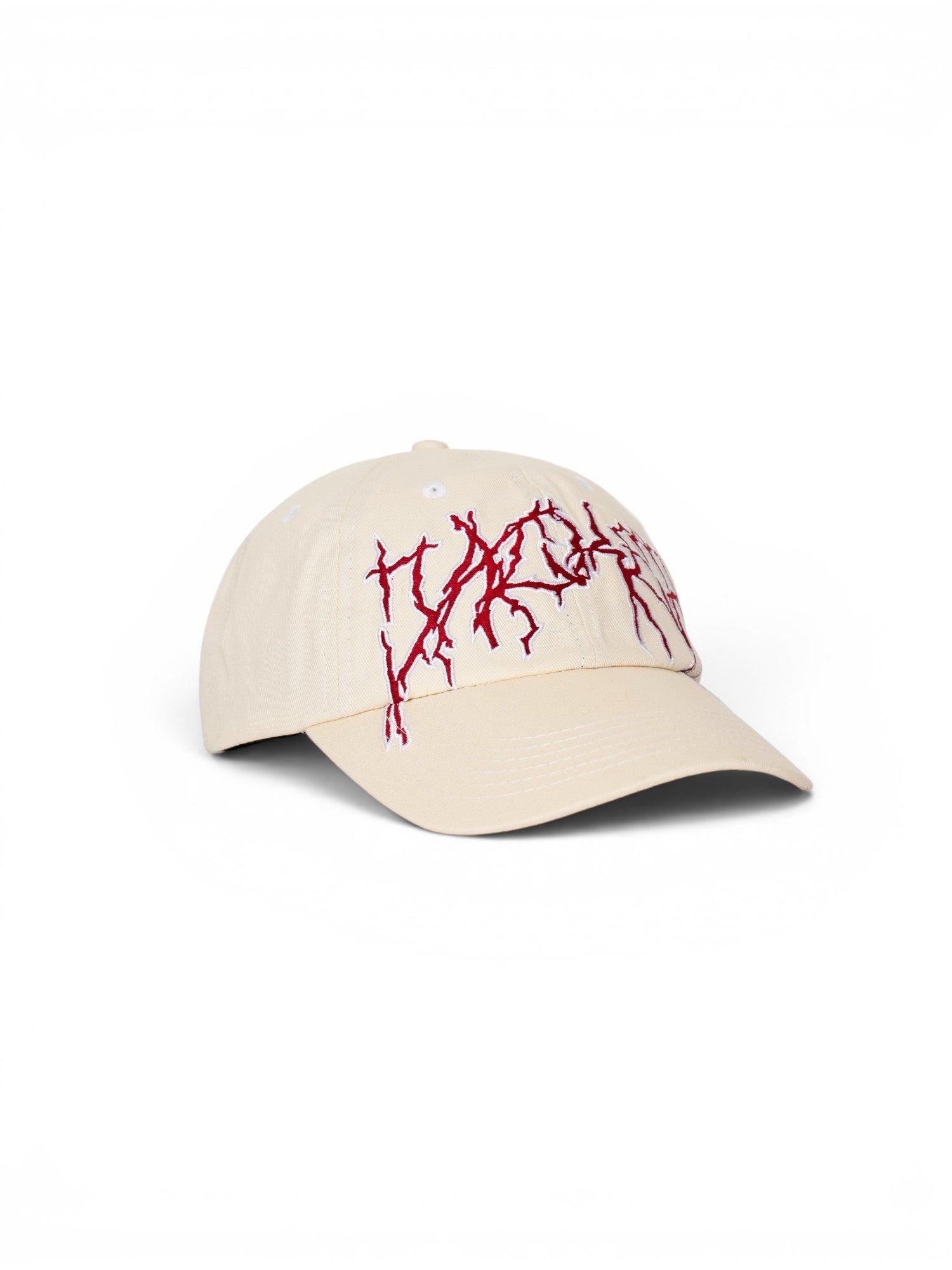 Casquettes Jacker Crash Cap Beige, vue de face ¾