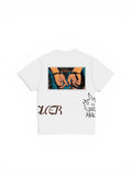 Teeshirts Jacker Handucuffs T-Shirt White, vue de dos a plat