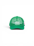 Casquettes Jacker Jsb Snapback 5 Panel Green, vue de face a plat