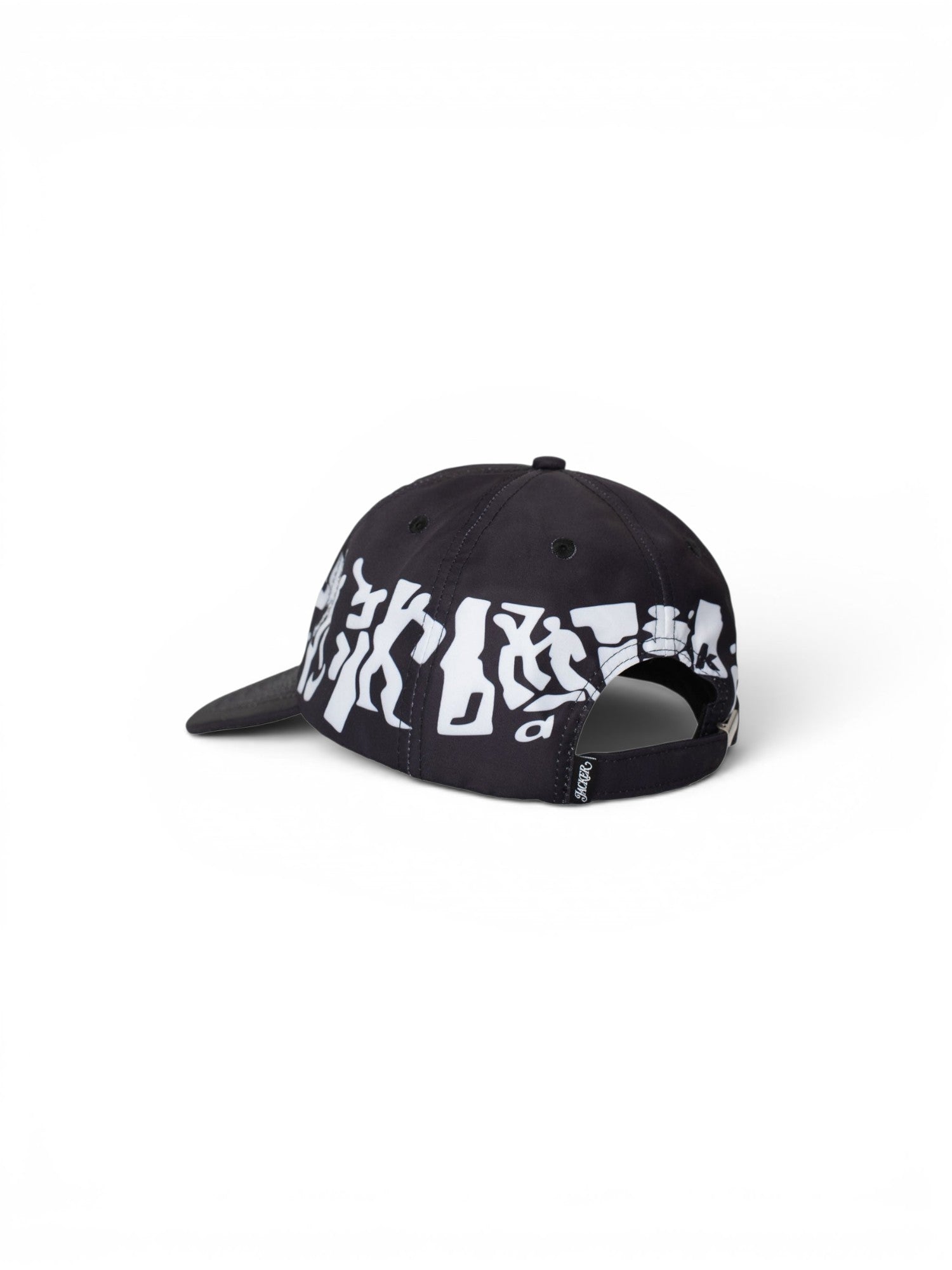 Casquettes Jacker Miror Maze Nylon Baseball Cap Black, vue arrière 3/4
