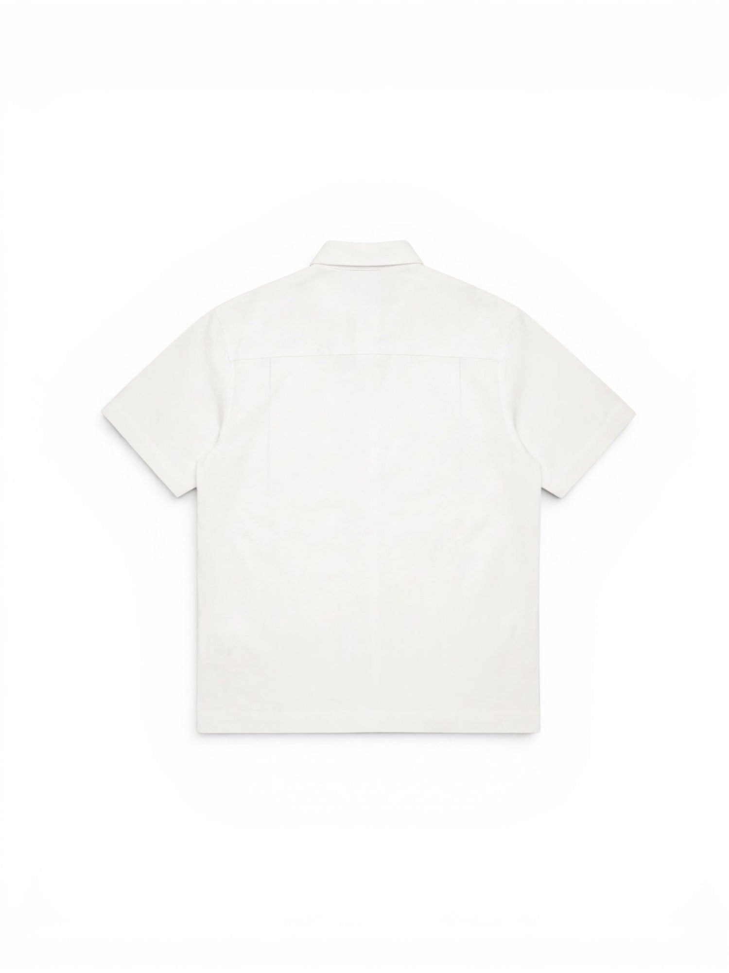 Chemises Jacker Olive Shirt White, vue de dos a plat