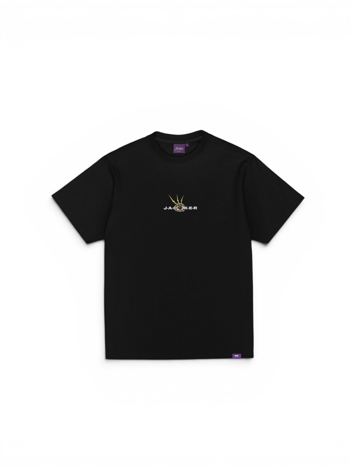 Teeshirts Jacker Paranoid T-Shirt Black, Vue de face a plat