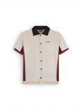 Chemises Jacker Pba Polo Knit Beige, vue de face a plat