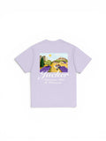 Teeshirts Jacker Provence T-Shirt Purple, vue de dos a plat