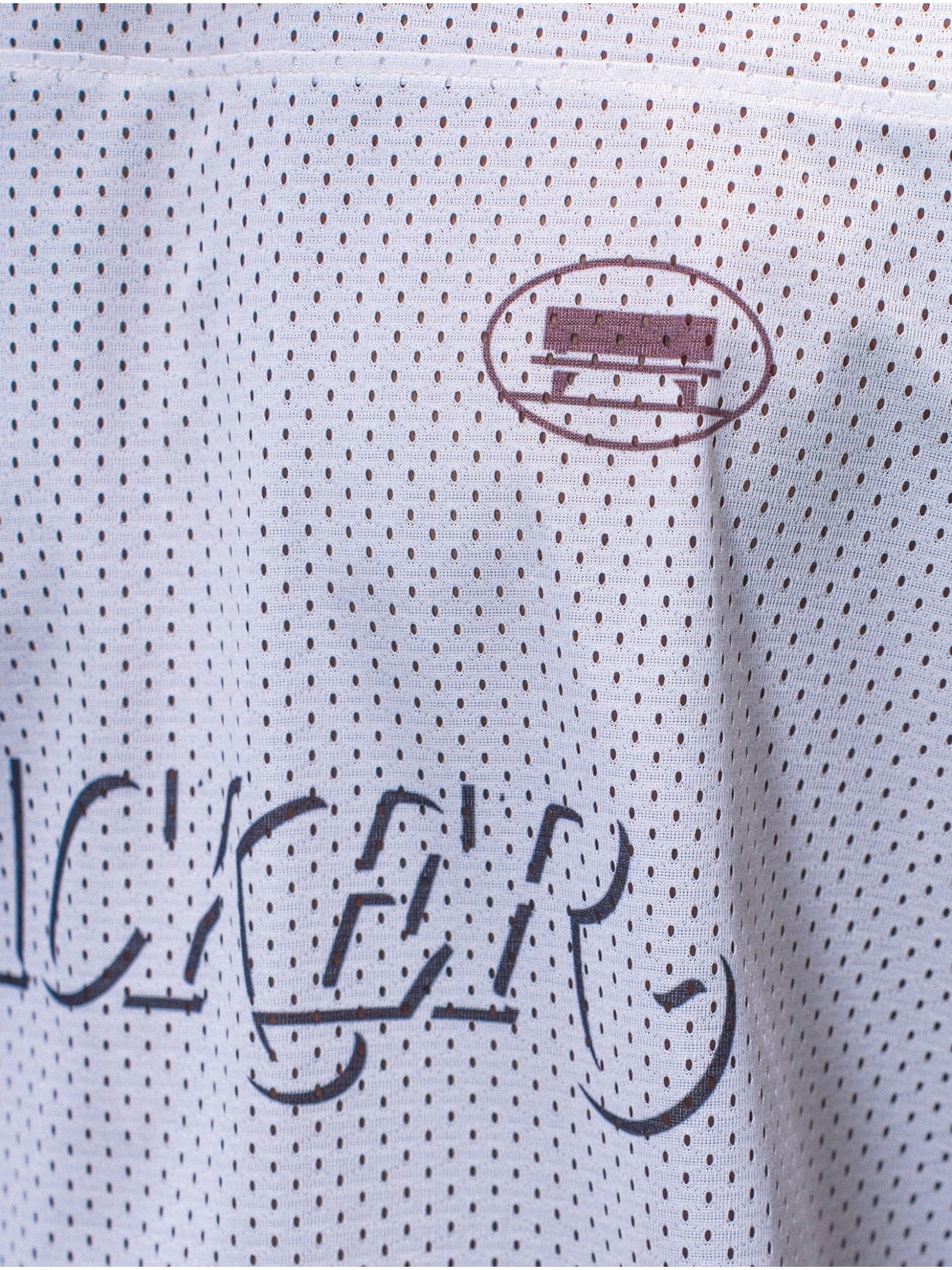 Teeshirts Jacker Shadow Logo Jersey Beige, vue détail avant