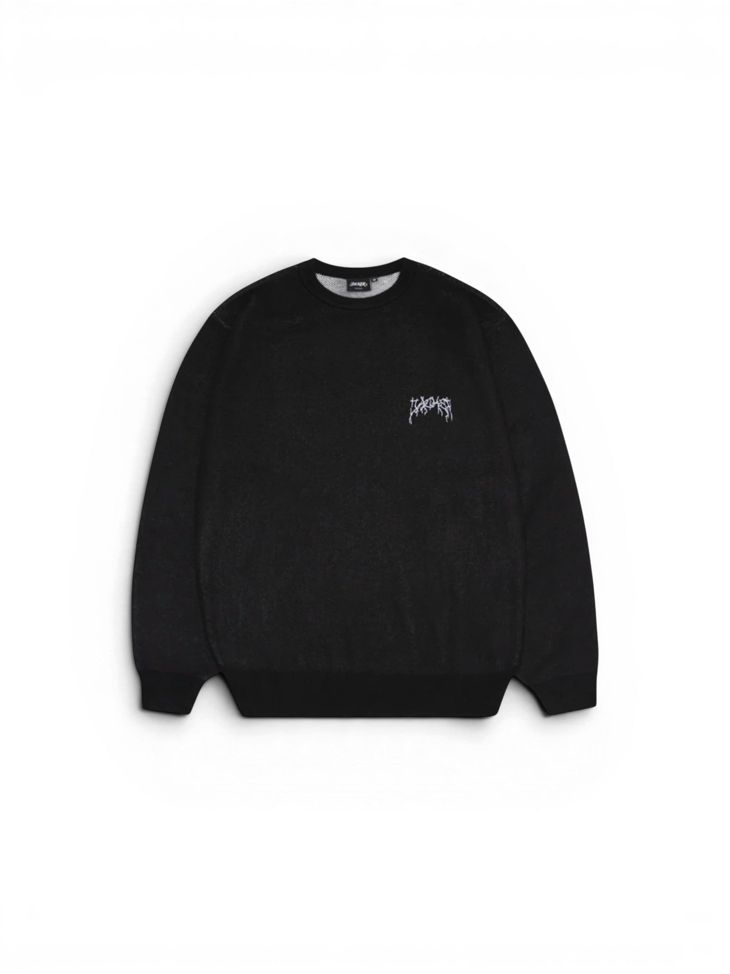 Vue crewneck jacker skeleton knit a plat face avant