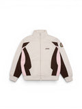 Vestes Jacker Trevi Track Jacket Beige, vue de face a plat