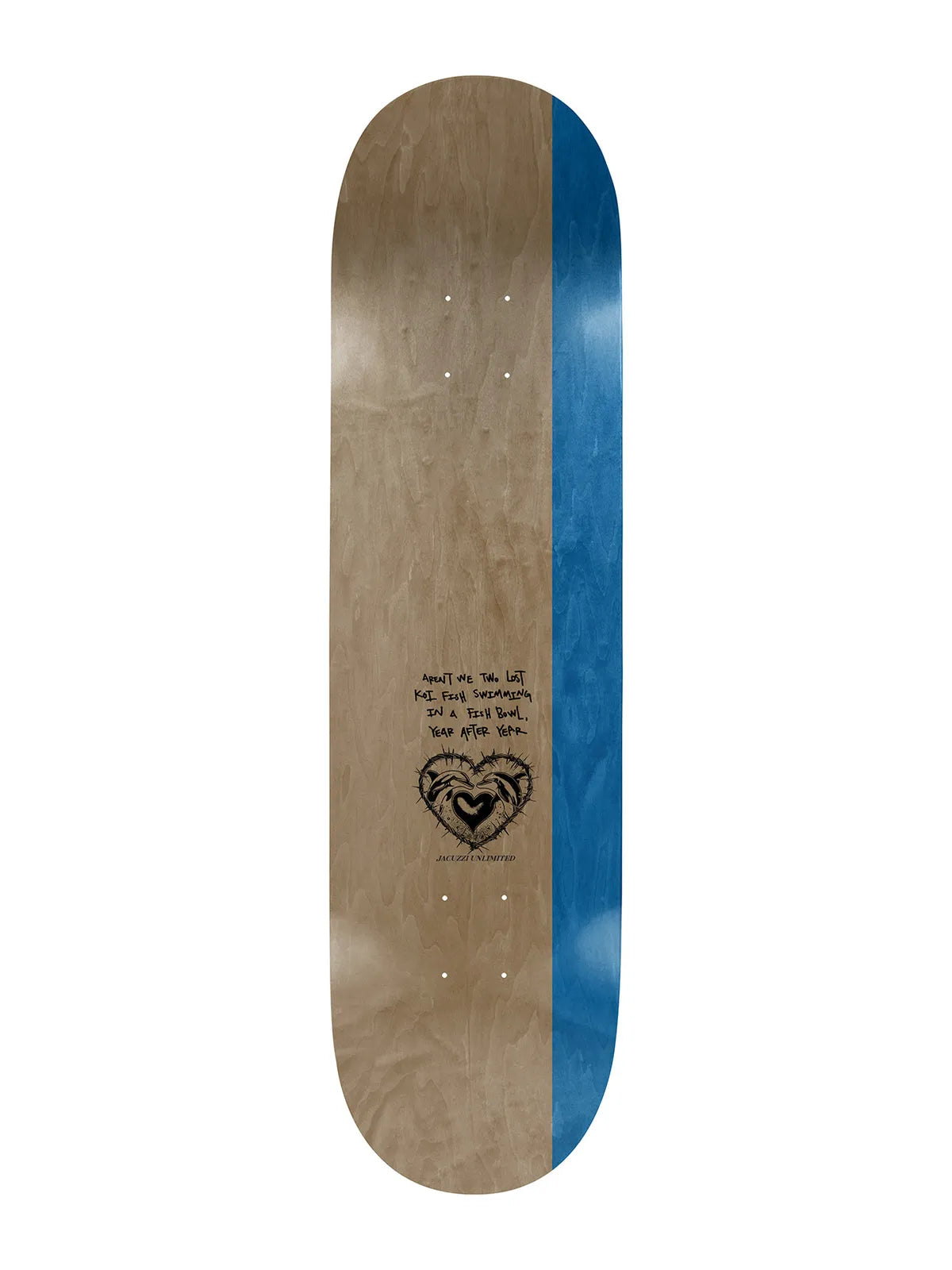 Planches de skate   Jacuzzi Deck 500 Years Ex7 8.5 X 32.2 Wb-14.25, vue de dessus