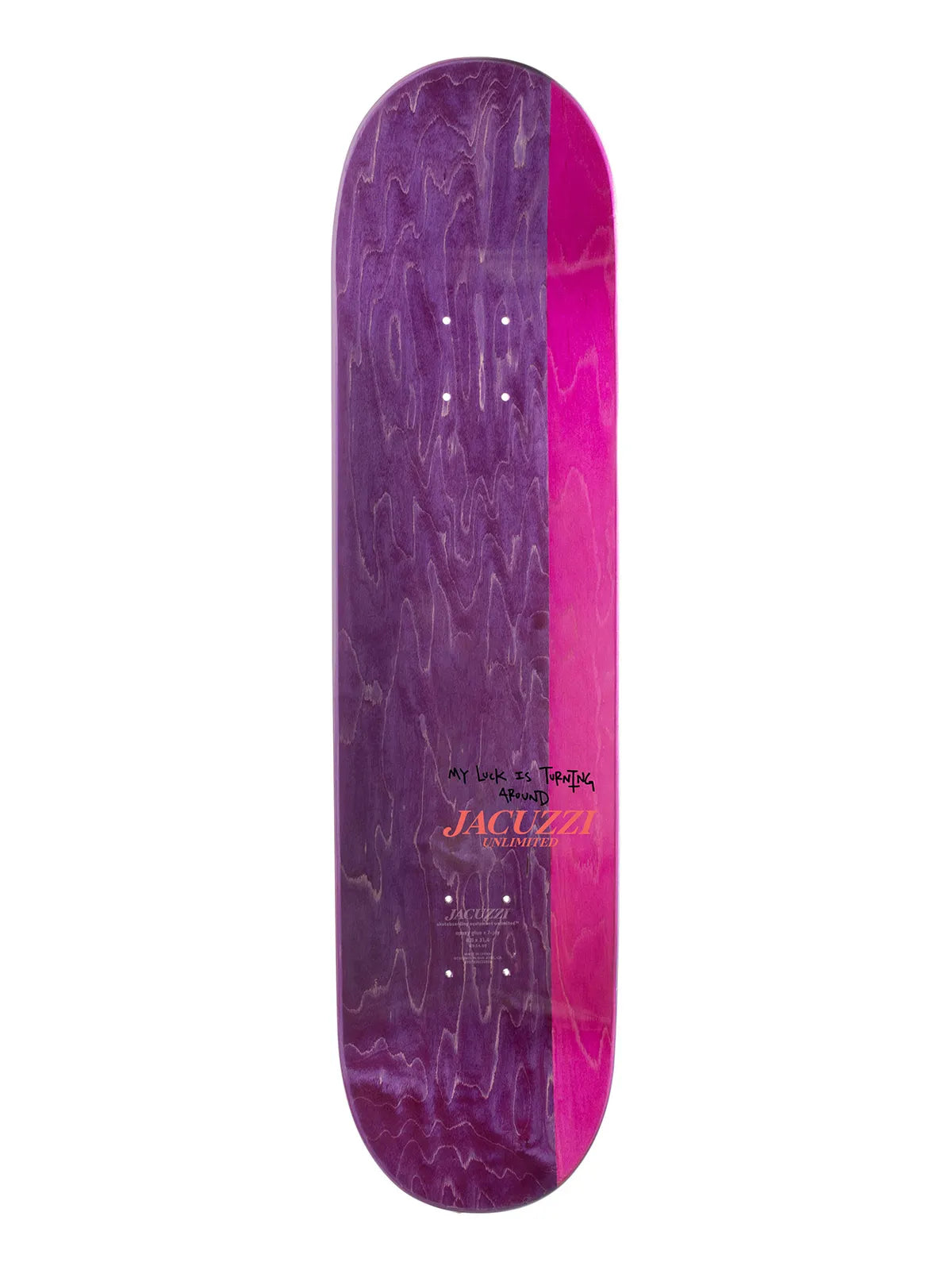 Planches de skate   Jacuzzi Deck Smash Jet Ski Popsicle Ex7 8.0 X 31.4 Wb 13.75, vue de dessus
