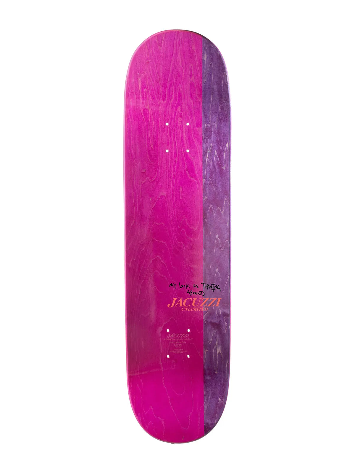 Planches de skate   Jacuzzi Deck Smash Jet Ski Popsicle Ex7 8.5 X 31.7 Wb 13.75, vue de dessus