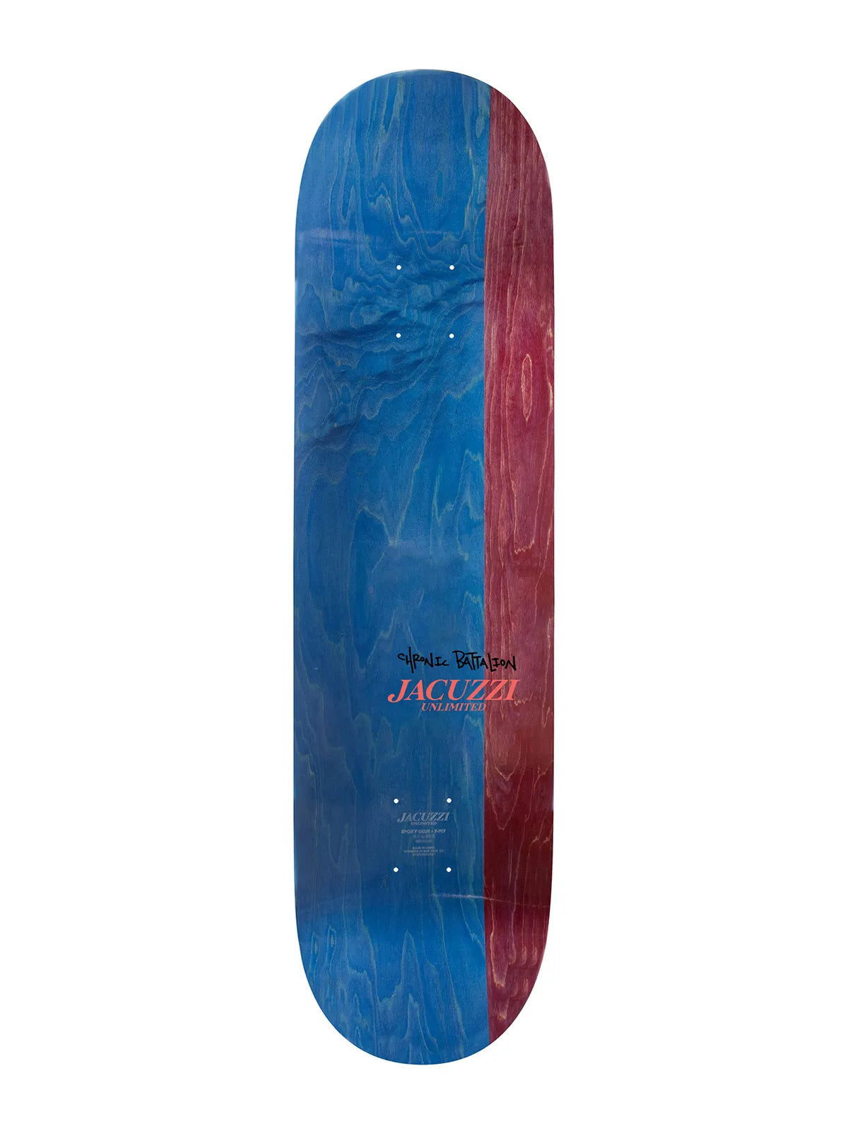 Planches de skate   Jacuzzi Deck Weedstar Ex7 8.25 X 32 Wb 14.25, vue de dessus
