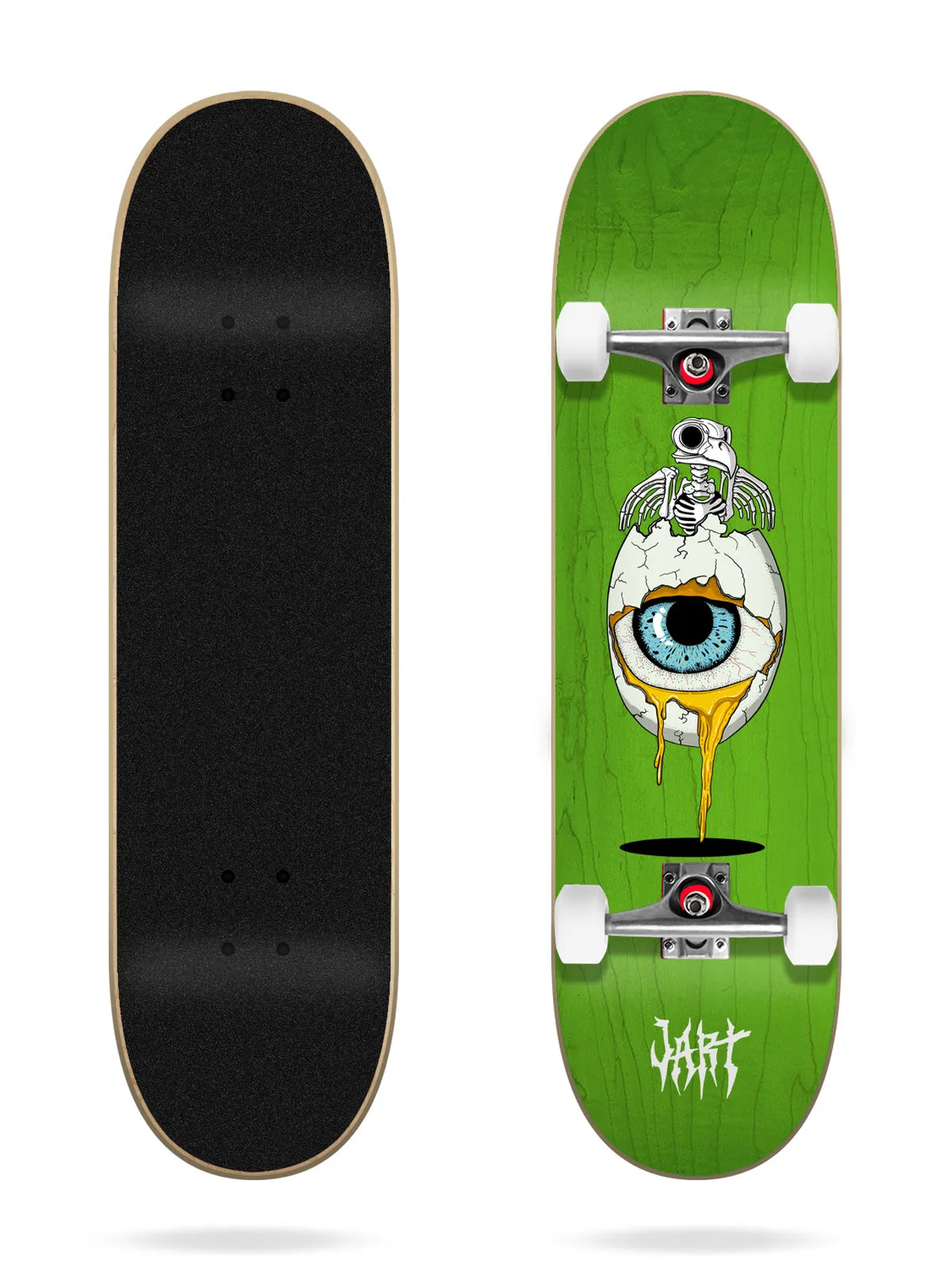 Skateboards complets Jart Egg 8.0"x31.85" Complete , vue dessus/dessous