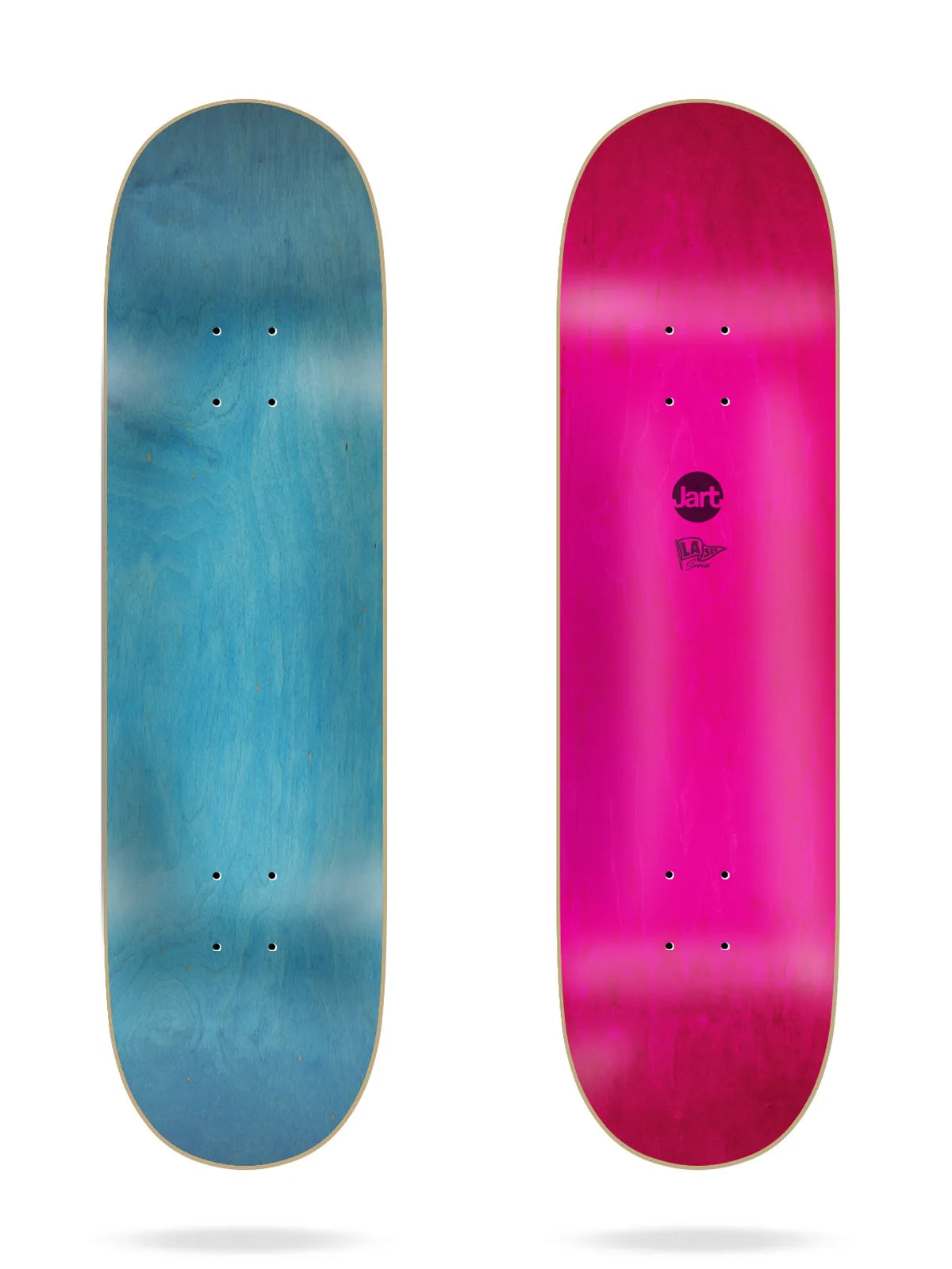 Planches de skate Jart Laser 8.25"x31.85" LC Deck , vue dessus/dessous
