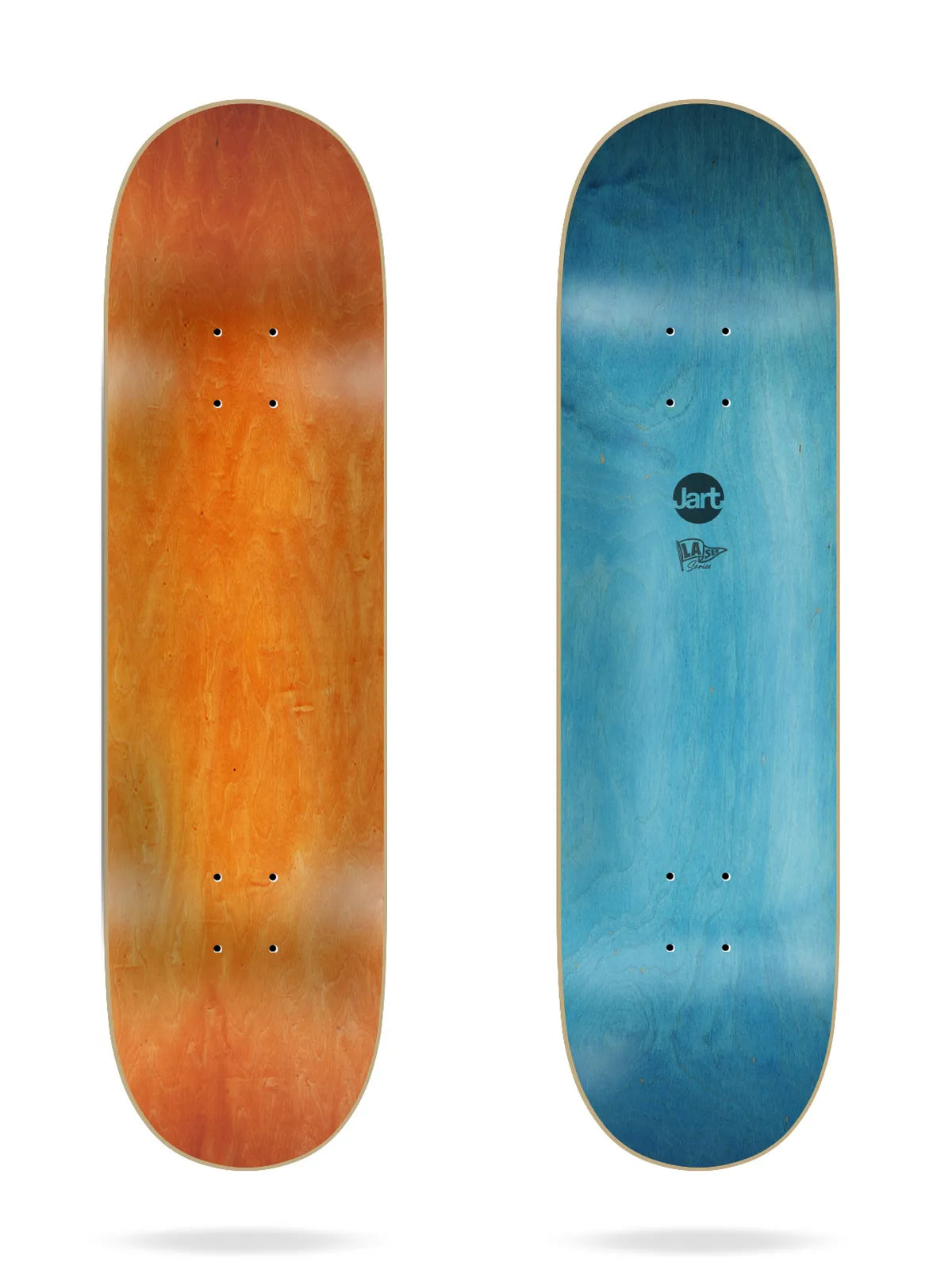 Planches de skate Jart Laser 8.5"x31.85" LC Deck , vue dessus/dessous