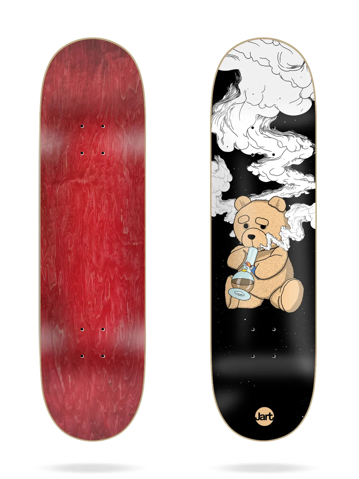 Planches de skate Jart Stay High 8.0"x31.44" HC Deck , vue dessus/dessous