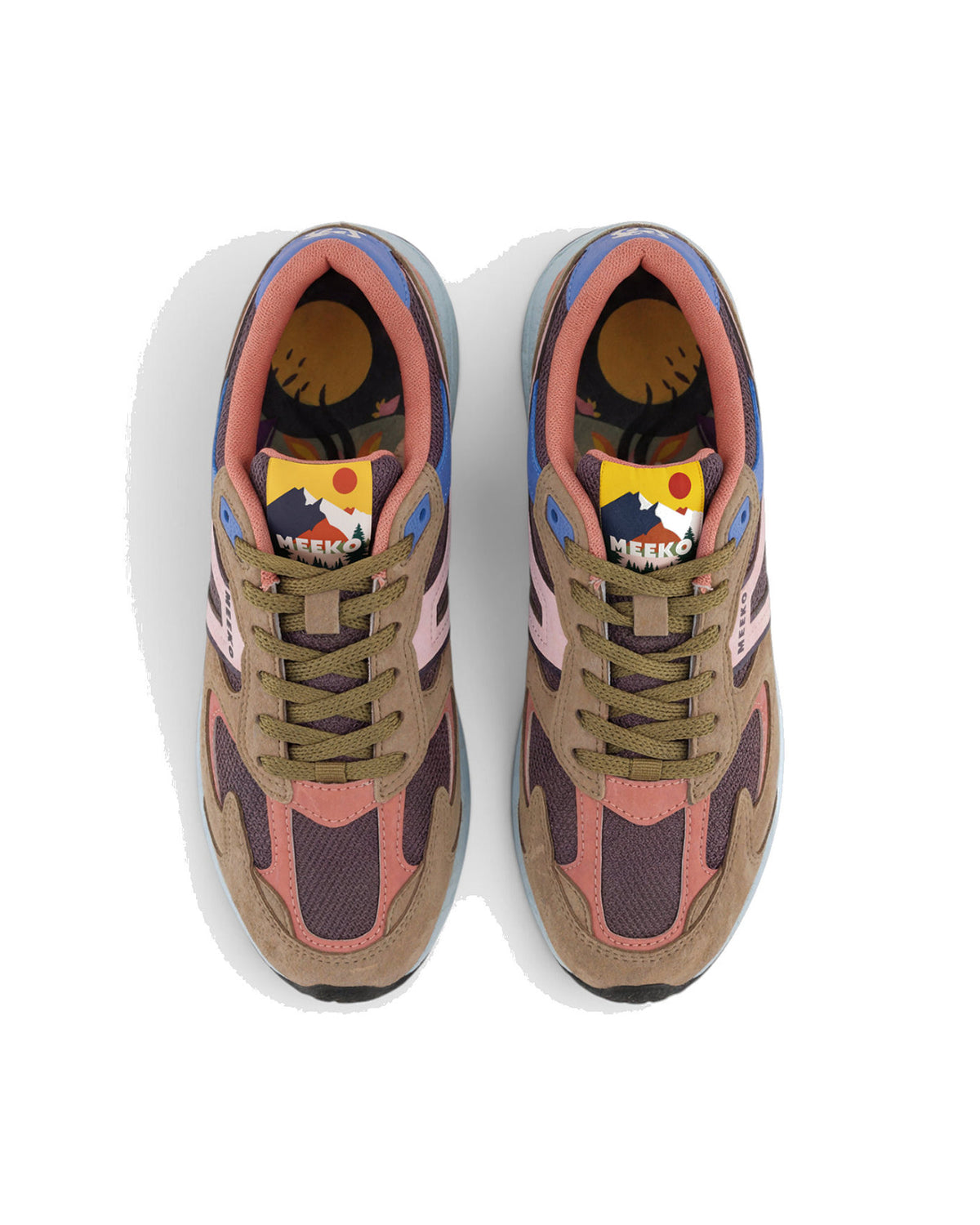 Sneakers Meeko Capra Natif, vue du dessus