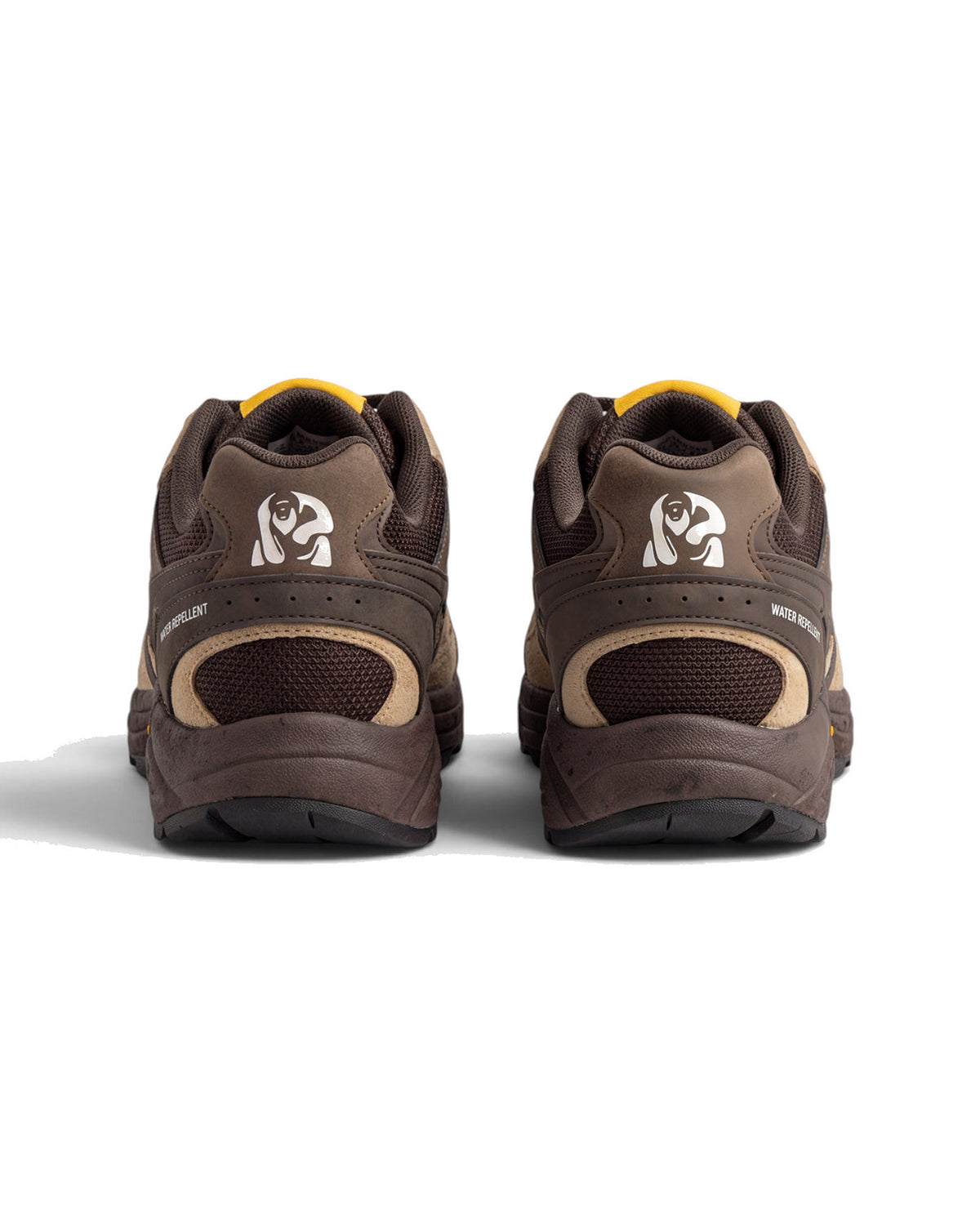 Sneakers Meeko Capra Taupe, vue de l’arrière