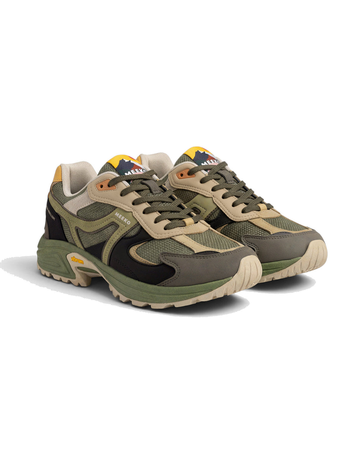 Sneakers Meeko Capra Vegetal, vue de ¾ face