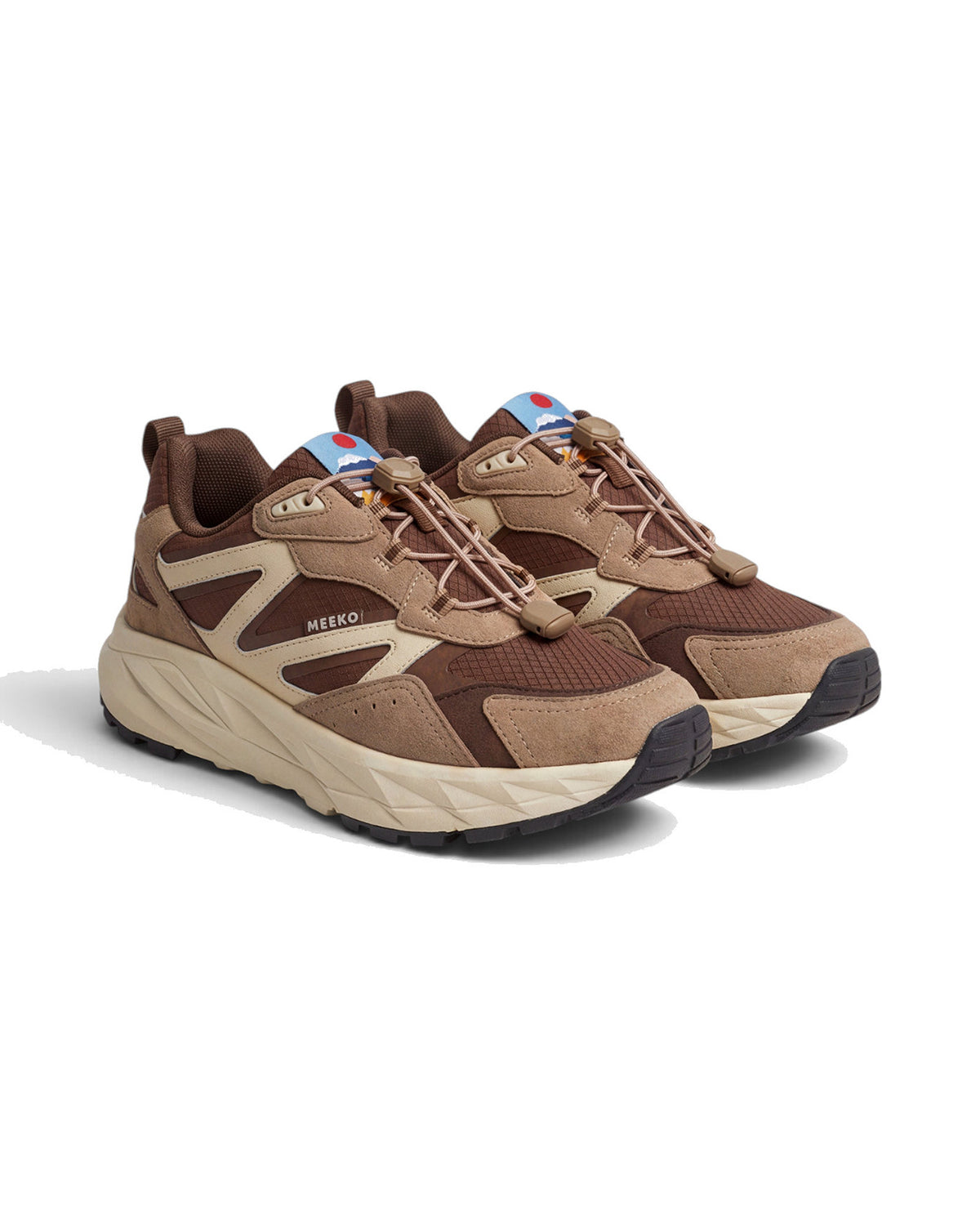 Sneakers Meeko Honu Cocoa, vue de ¾ face