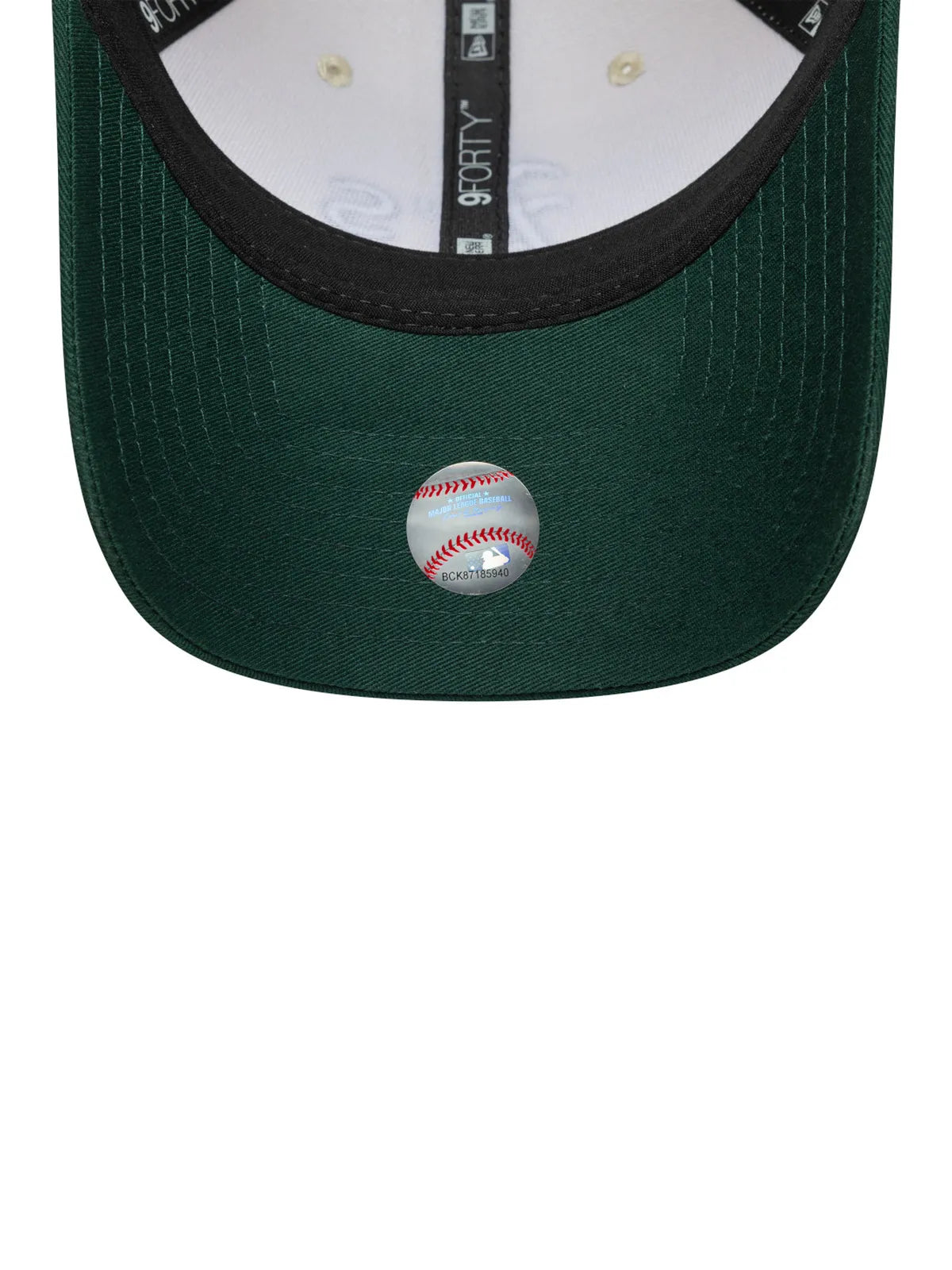 Casquettes New era 9Forty Mc Oakath  Ltcotc Light Beige, vue de dessous, visière