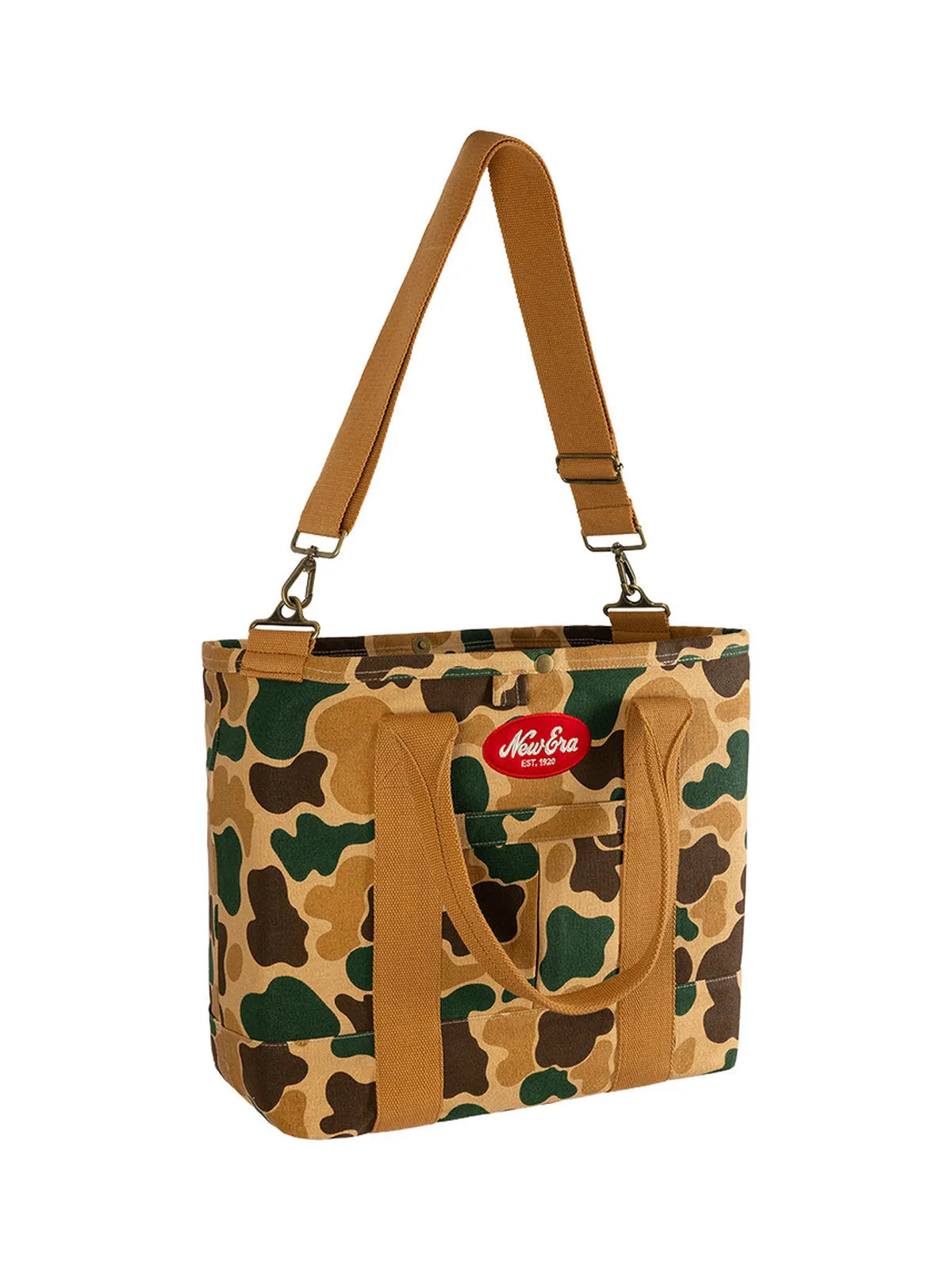 Sacs New era Camo Tote Bag Newera  Camcigbrs Light Beige, vue de 3/4 gauche