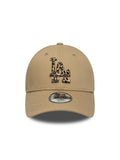 Casquettes New era Chyt Animal Infill 9Forty Losdod  Cam Light Beige, vue de face