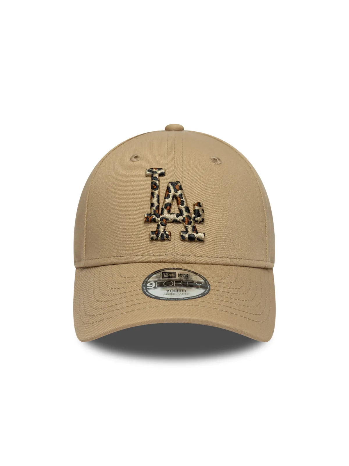 Casquettes New era Chyt Animal Infill 9Forty Losdod  Cam Light Beige, vue de face