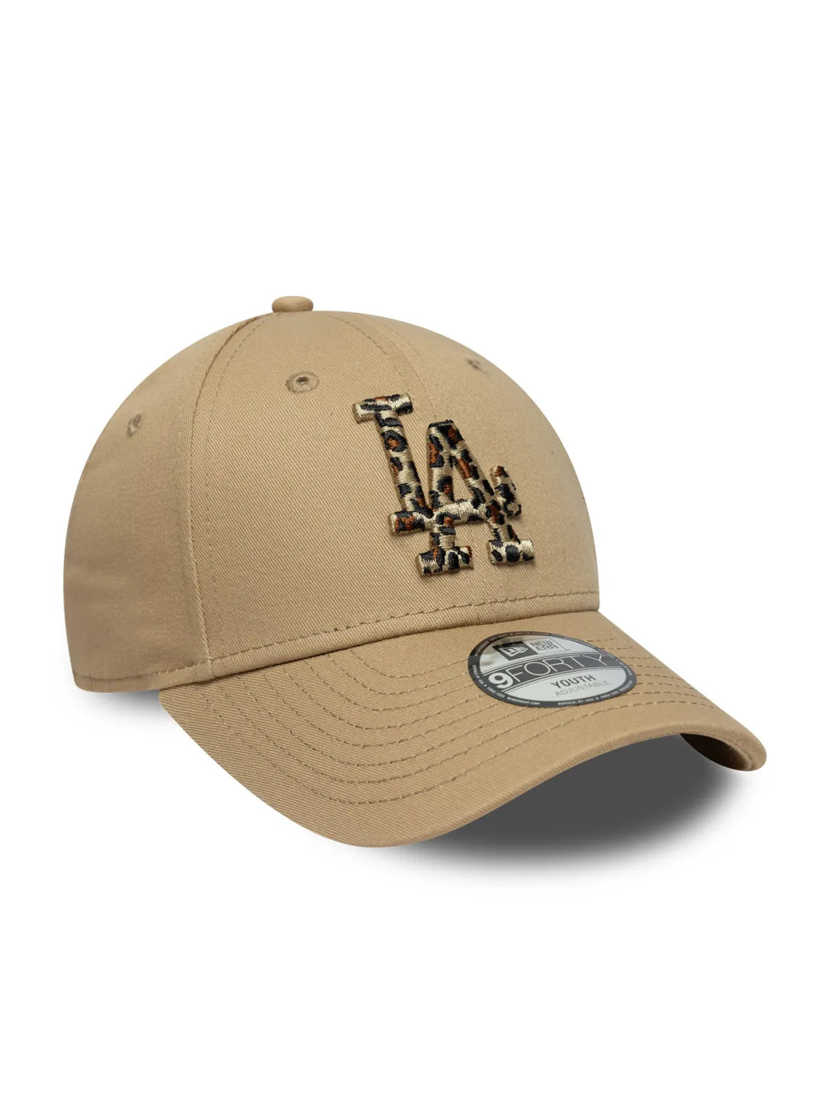 Casquettes New era Chyt Animal Infill 9Forty Losdod  Cam Light Beige, vue de 3/4 droite
