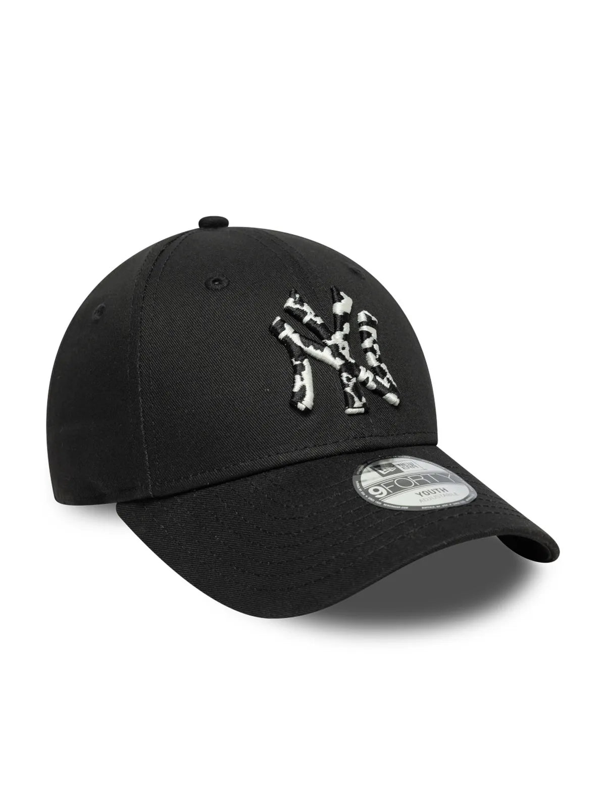Casquettes New era Chyt Animal Infill 9Forty Neyyan  Blk Black, vue de 3/4 droite