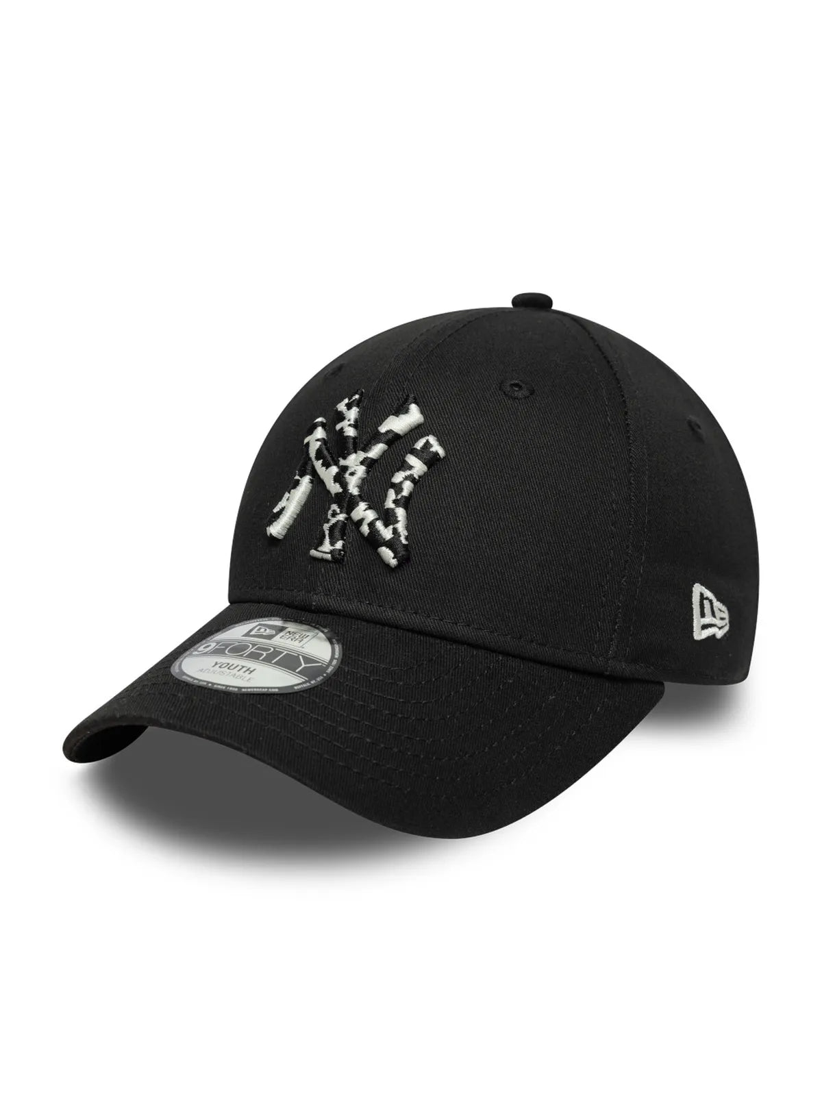 Casquettes New era Chyt Animal Infill 9Forty Neyyan  Blk Black, vue de 3/4 gauche