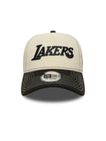 Casquettes New era City Icon Eframe Loslak  Ltcblk Light Beige, vue de face